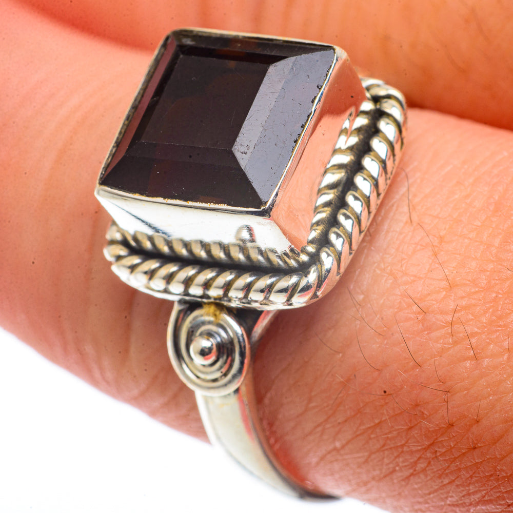 Smoky Quartz Rings handcrafted by Ana Silver Co - RING66544