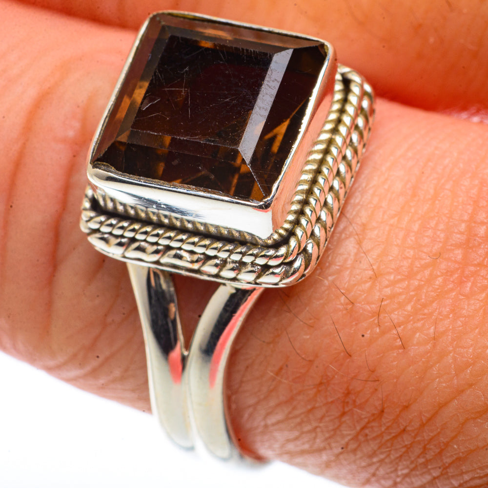 Smoky Quartz Rings handcrafted by Ana Silver Co - RING66545