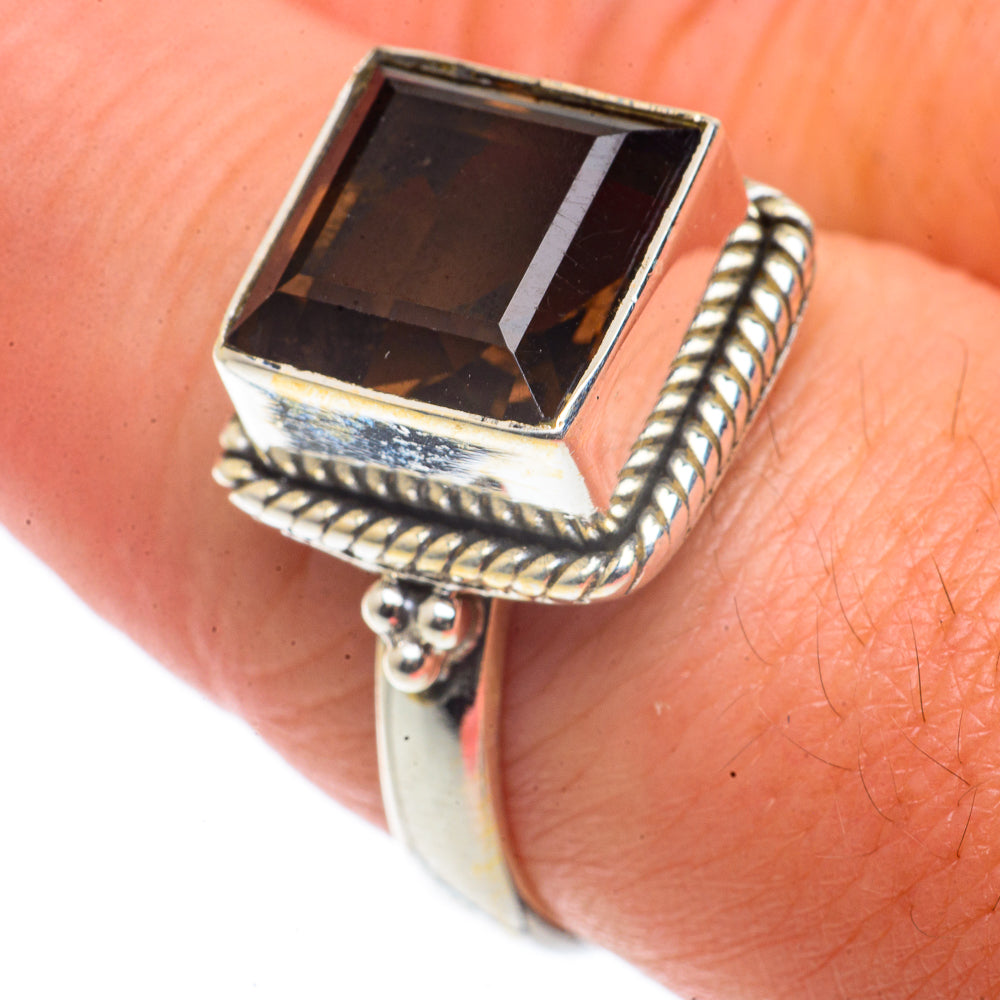 Smoky Quartz Rings handcrafted by Ana Silver Co - RING66546