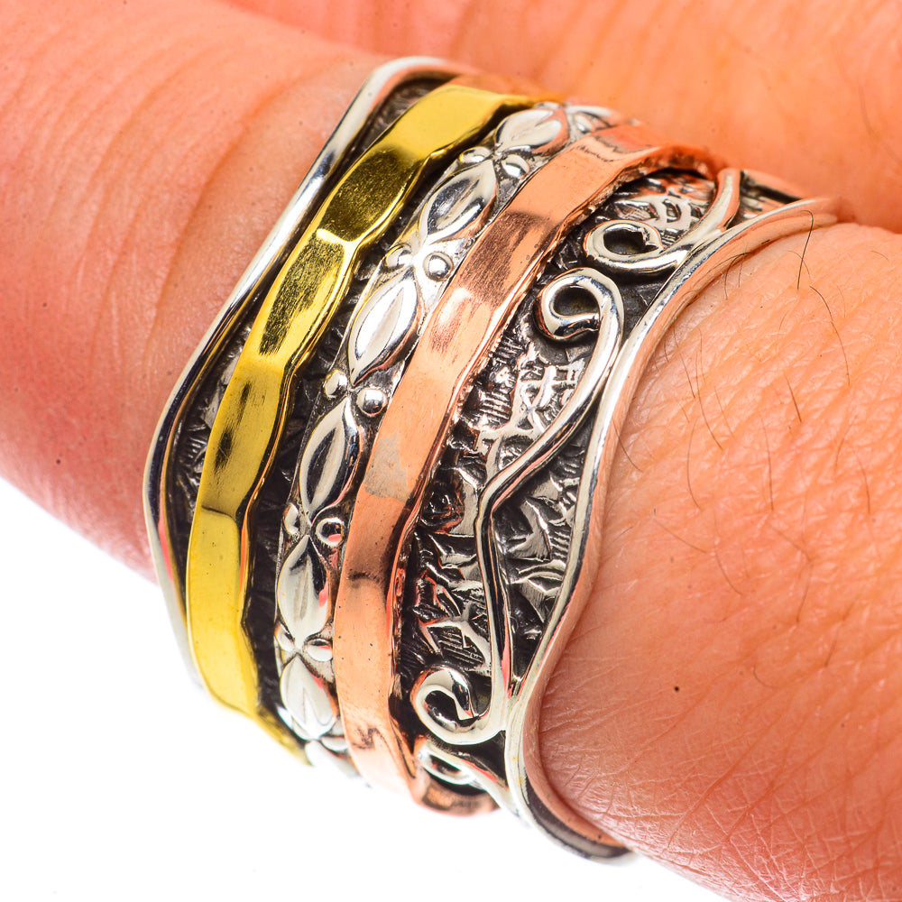 Meditation Spinner Rings handcrafted by Ana Silver Co - RING66552
