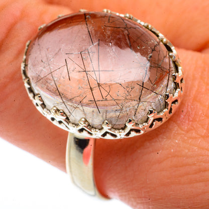Tourmalinated Quartz Rings handcrafted by Ana Silver Co - RING66554