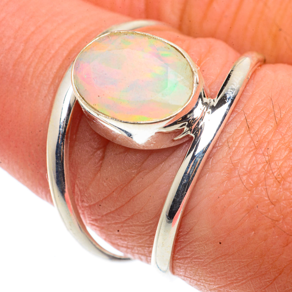 Ethiopian Opal Rings handcrafted by Ana Silver Co - RING66557