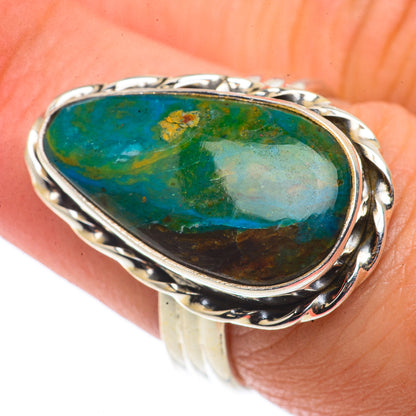 Chrysocolla Rings handcrafted by Ana Silver Co - RING66559