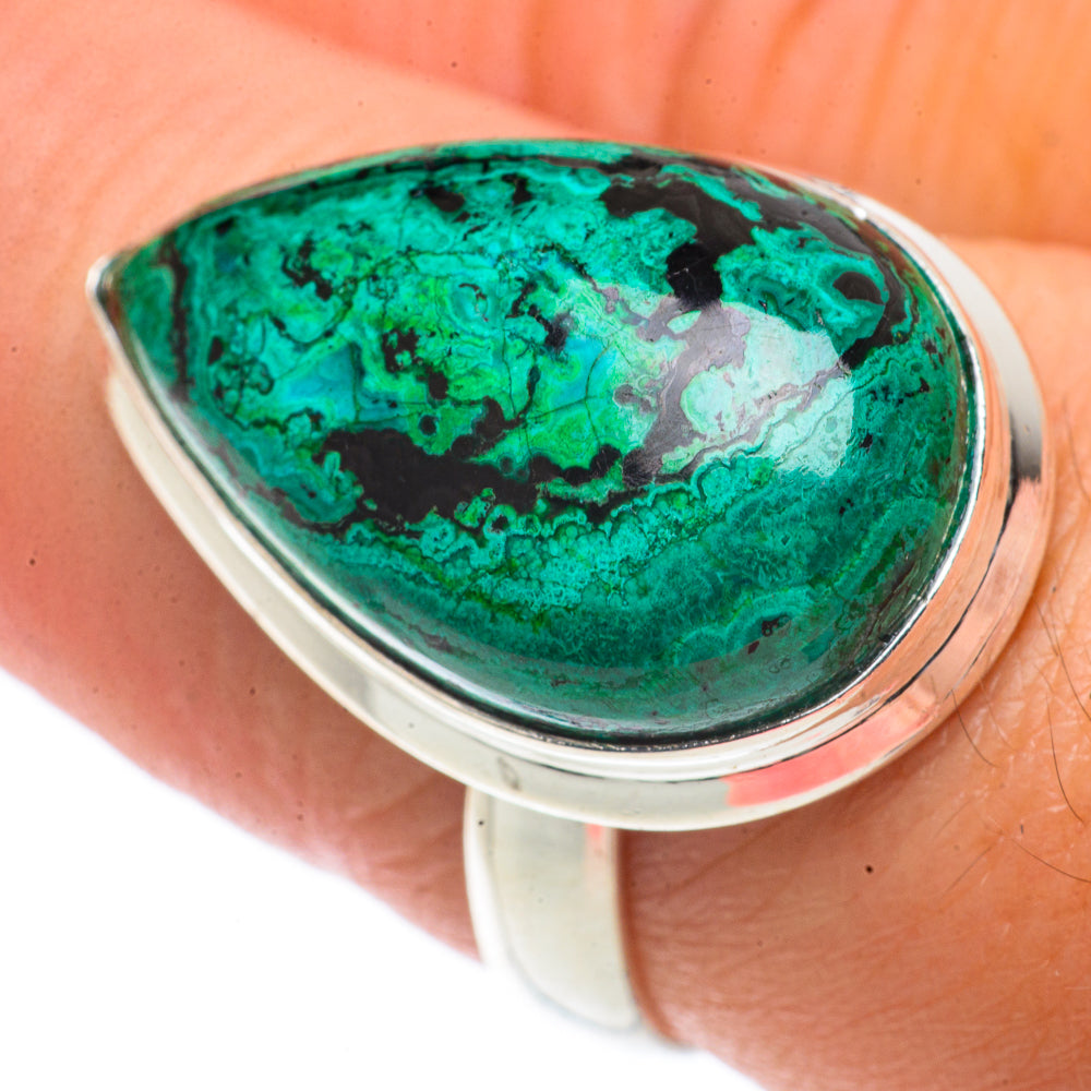 Chrysocolla Rings handcrafted by Ana Silver Co - RING66562