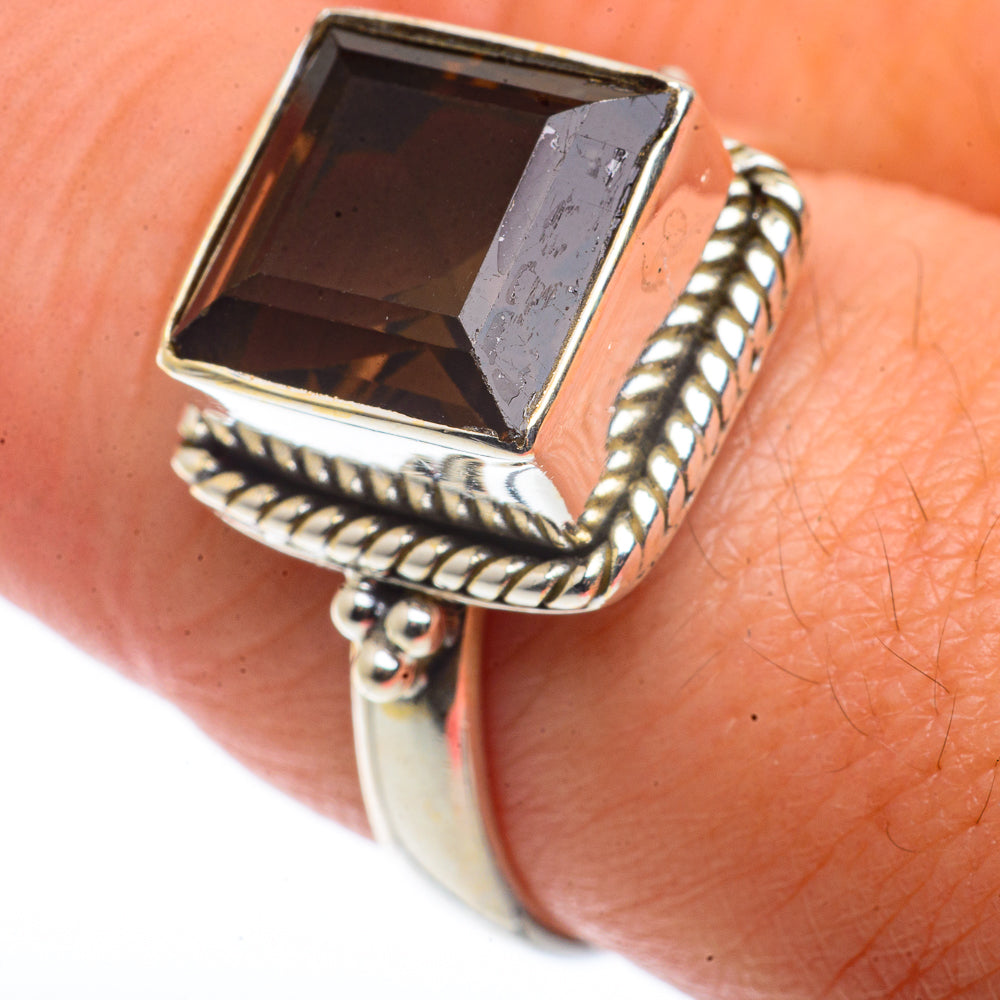 Smoky Quartz Rings handcrafted by Ana Silver Co - RING66563