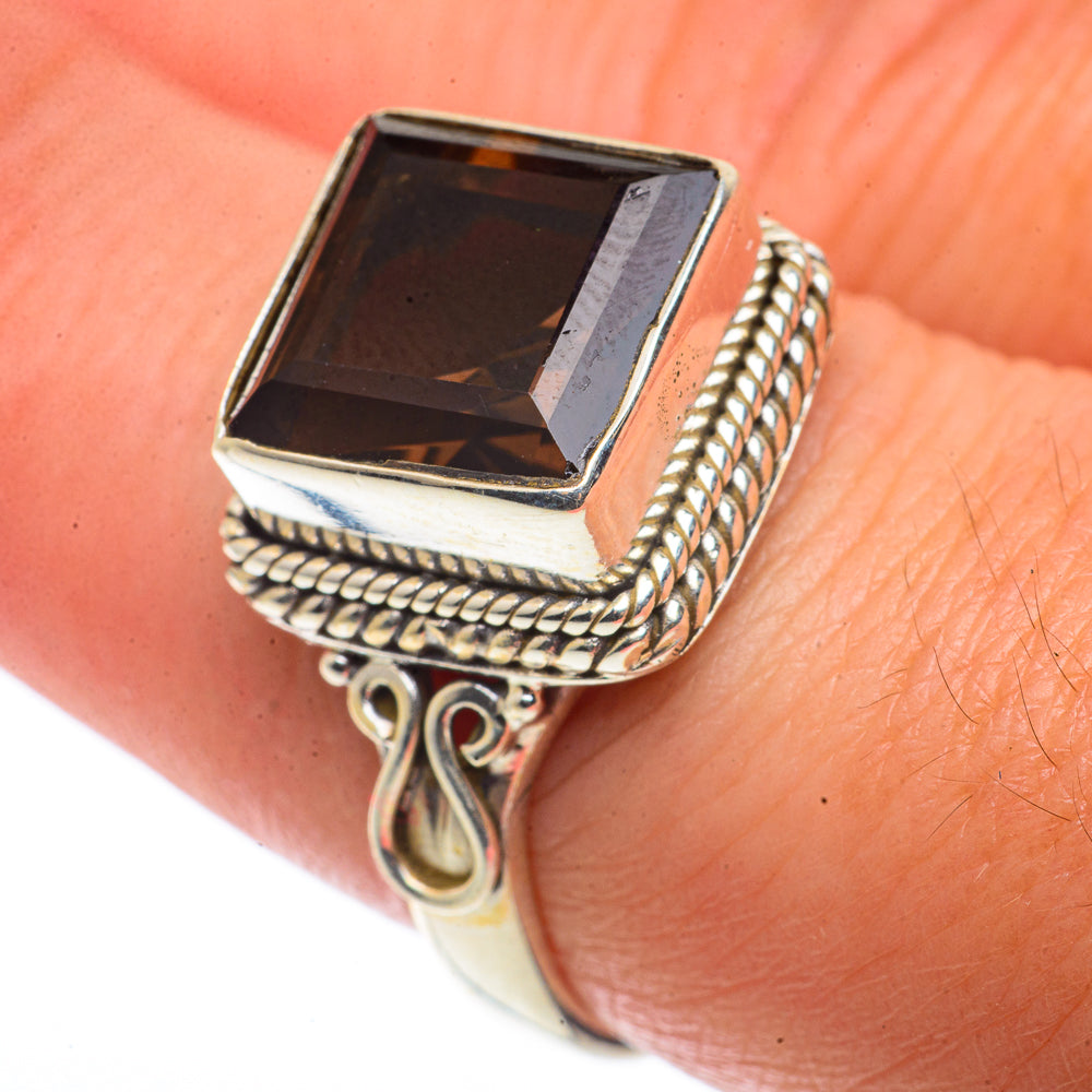 Smoky Quartz Rings handcrafted by Ana Silver Co - RING66565