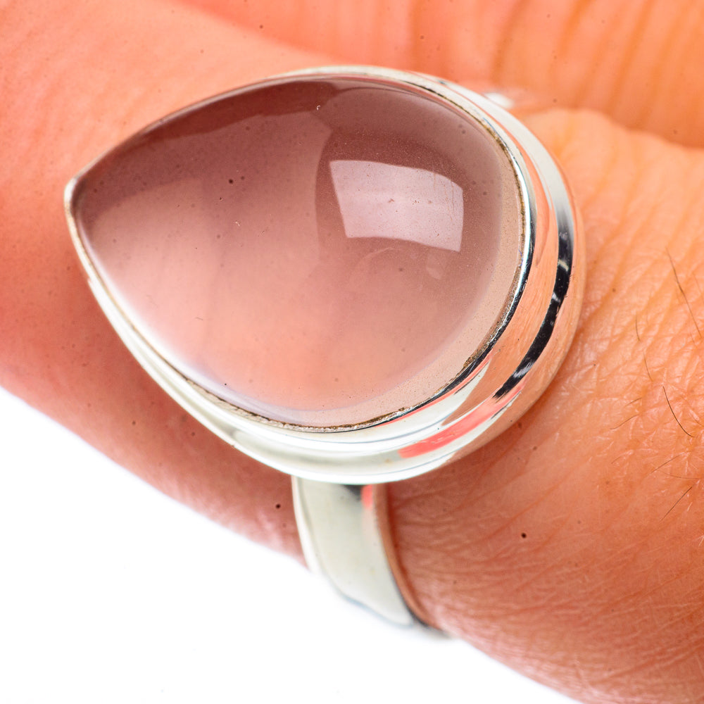Rose Quartz Rings handcrafted by Ana Silver Co - RING66569