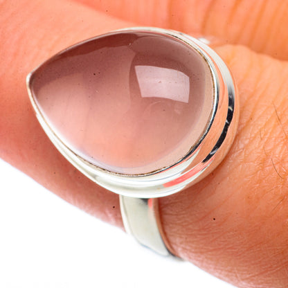 Rose Quartz Rings handcrafted by Ana Silver Co - RING66569