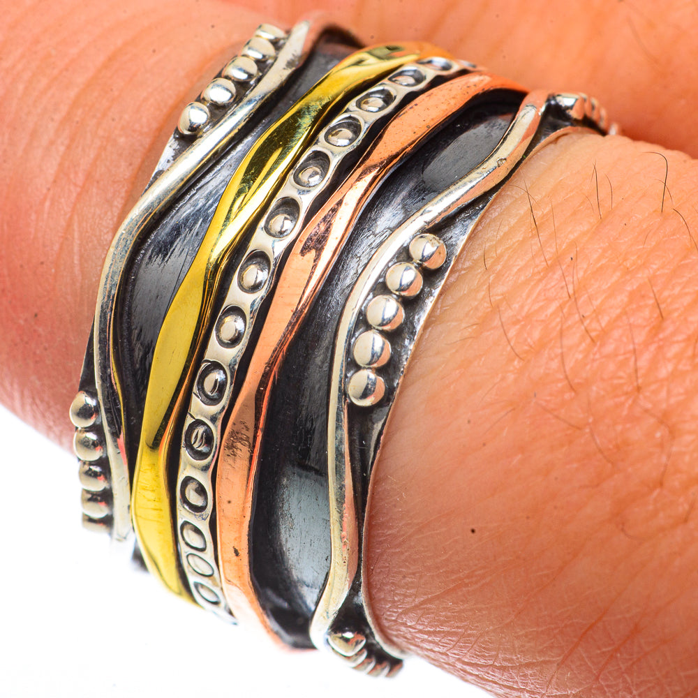 Meditation Spinner Rings handcrafted by Ana Silver Co - RING66572
