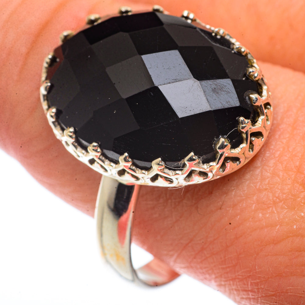 Black Onyx Rings handcrafted by Ana Silver Co - RING66573