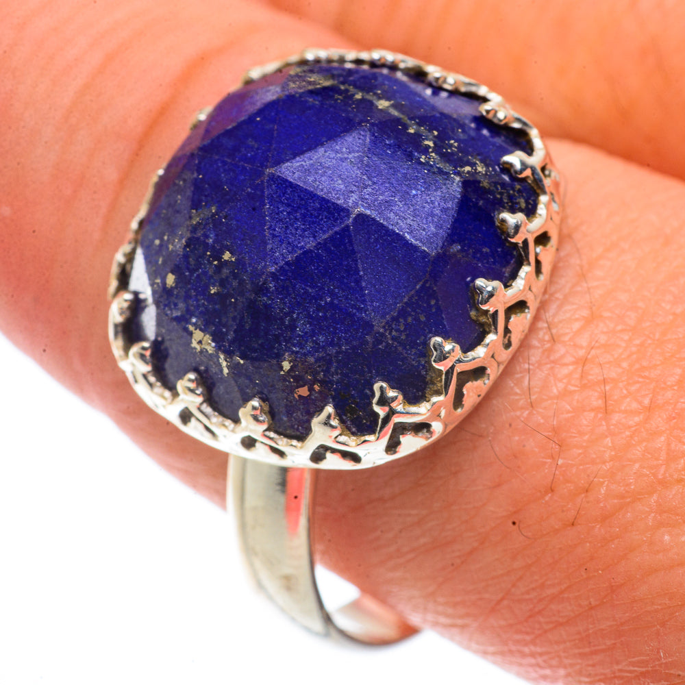 Lapis Lazuli Rings handcrafted by Ana Silver Co - RING66579