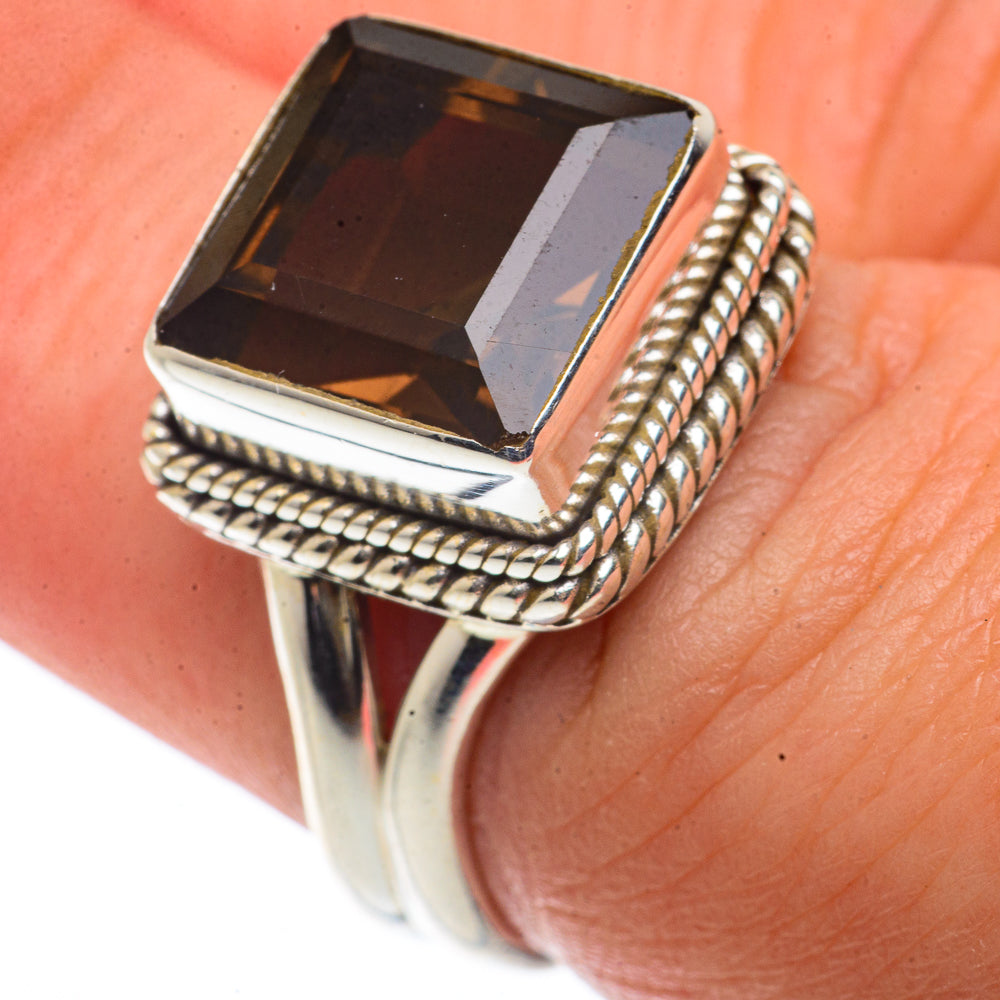Smoky Quartz Rings handcrafted by Ana Silver Co - RING66584