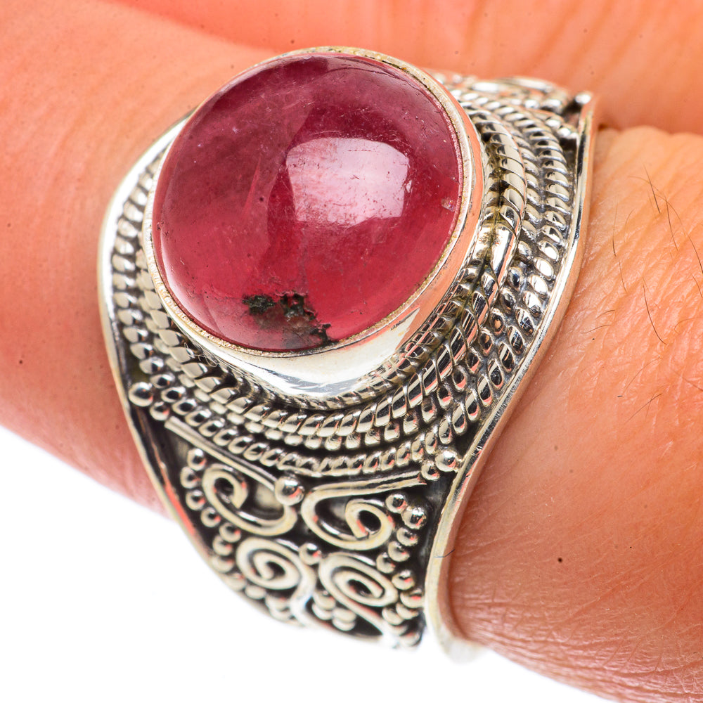 Pink Tourmaline Rings handcrafted by Ana Silver Co - RING66587