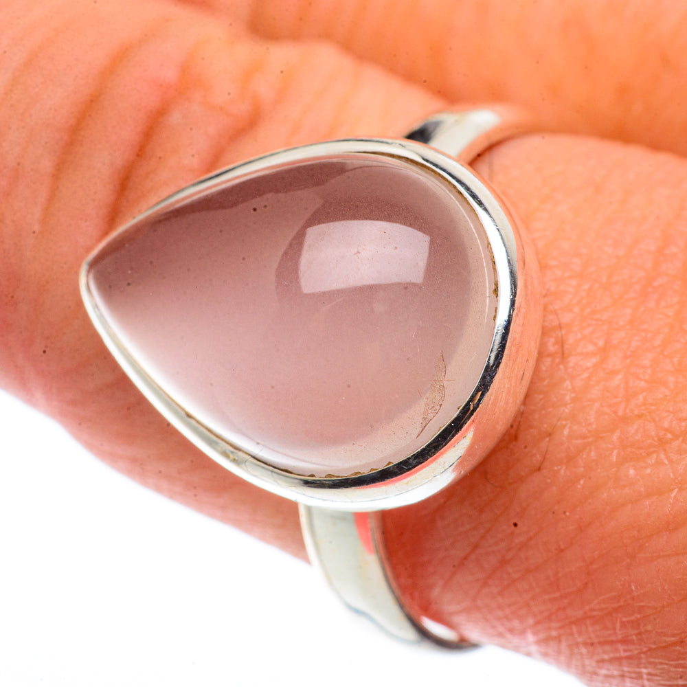 Rose Quartz Rings handcrafted by Ana Silver Co - RING66588