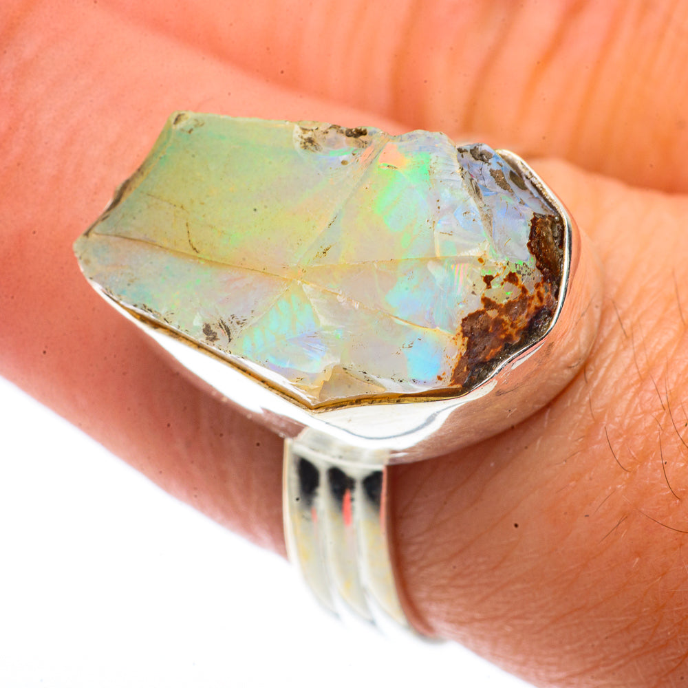 Ethiopian Opal Rings handcrafted by Ana Silver Co - RING66594