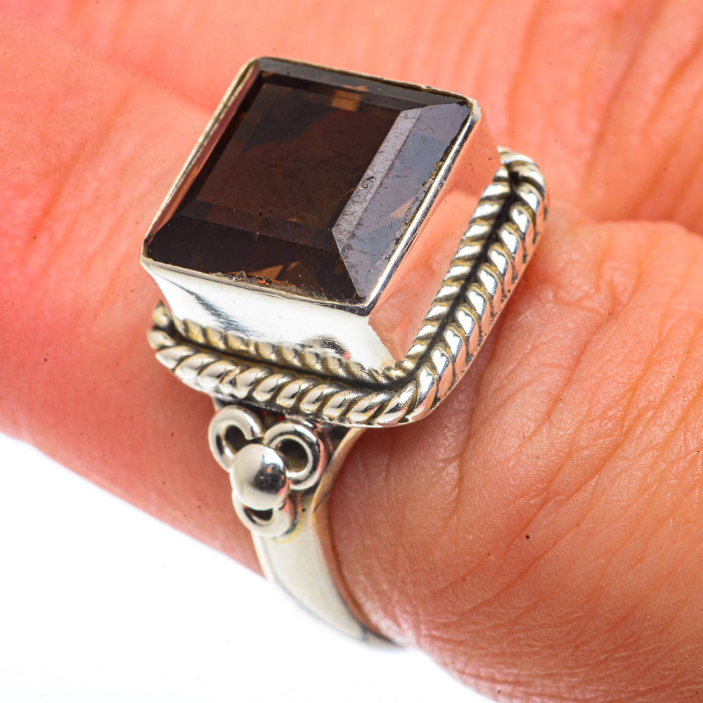 Smoky Quartz Rings handcrafted by Ana Silver Co - RING66601