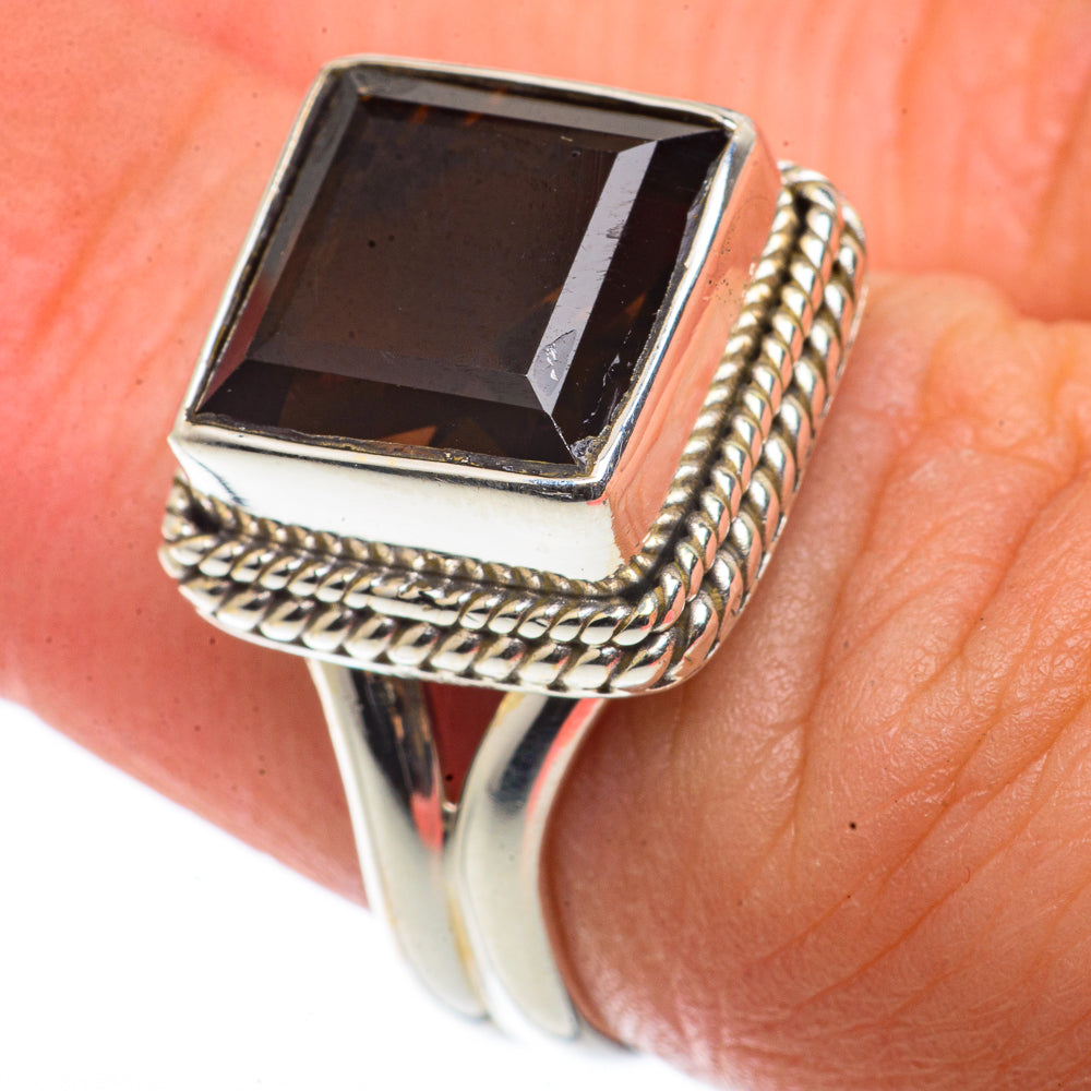 Smoky Quartz Rings handcrafted by Ana Silver Co - RING66602