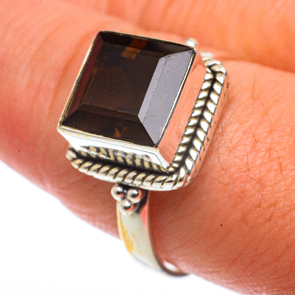 Smoky Quartz Rings handcrafted by Ana Silver Co - RING66603
