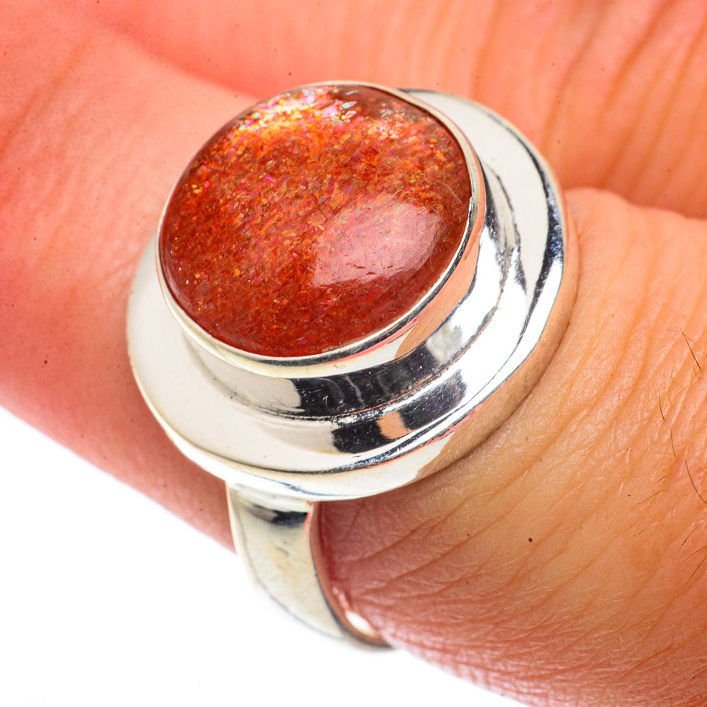 Sunstone Rings handcrafted by Ana Silver Co - RING66605