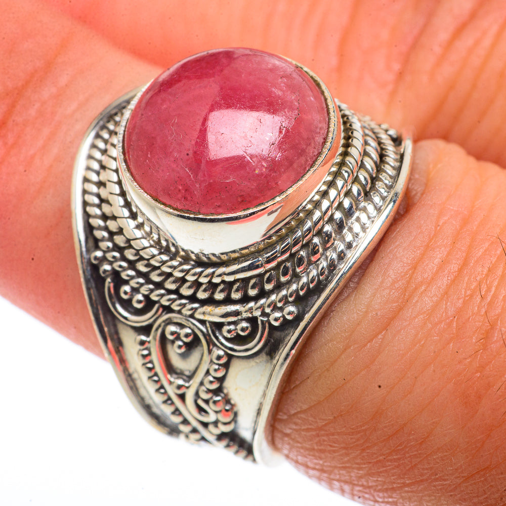 Rhodochrosite Rings handcrafted by Ana Silver Co - RING66606