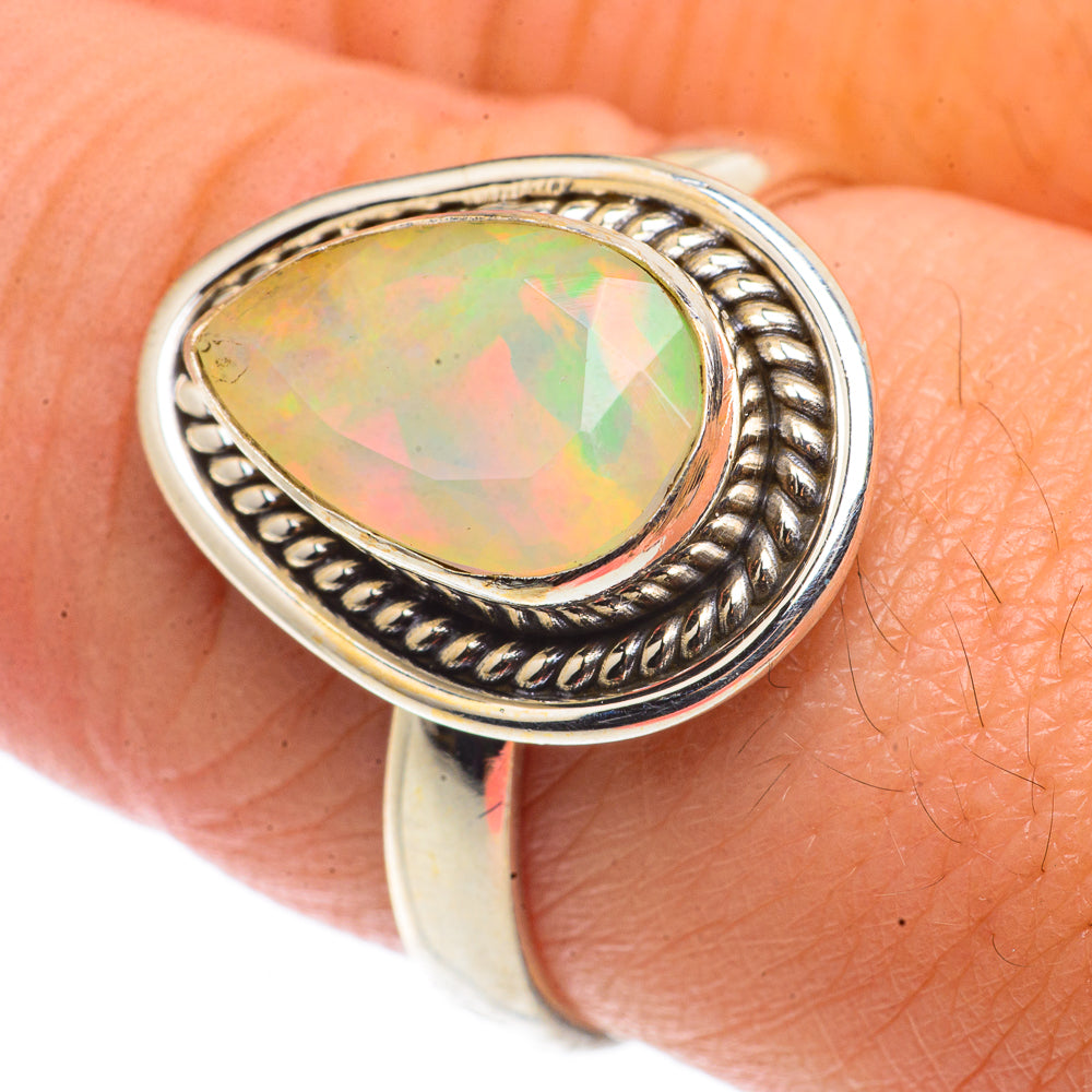 Ethiopian Opal Rings handcrafted by Ana Silver Co - RING66612