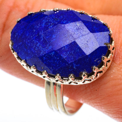 Lapis Lazuli Rings handcrafted by Ana Silver Co - RING66616