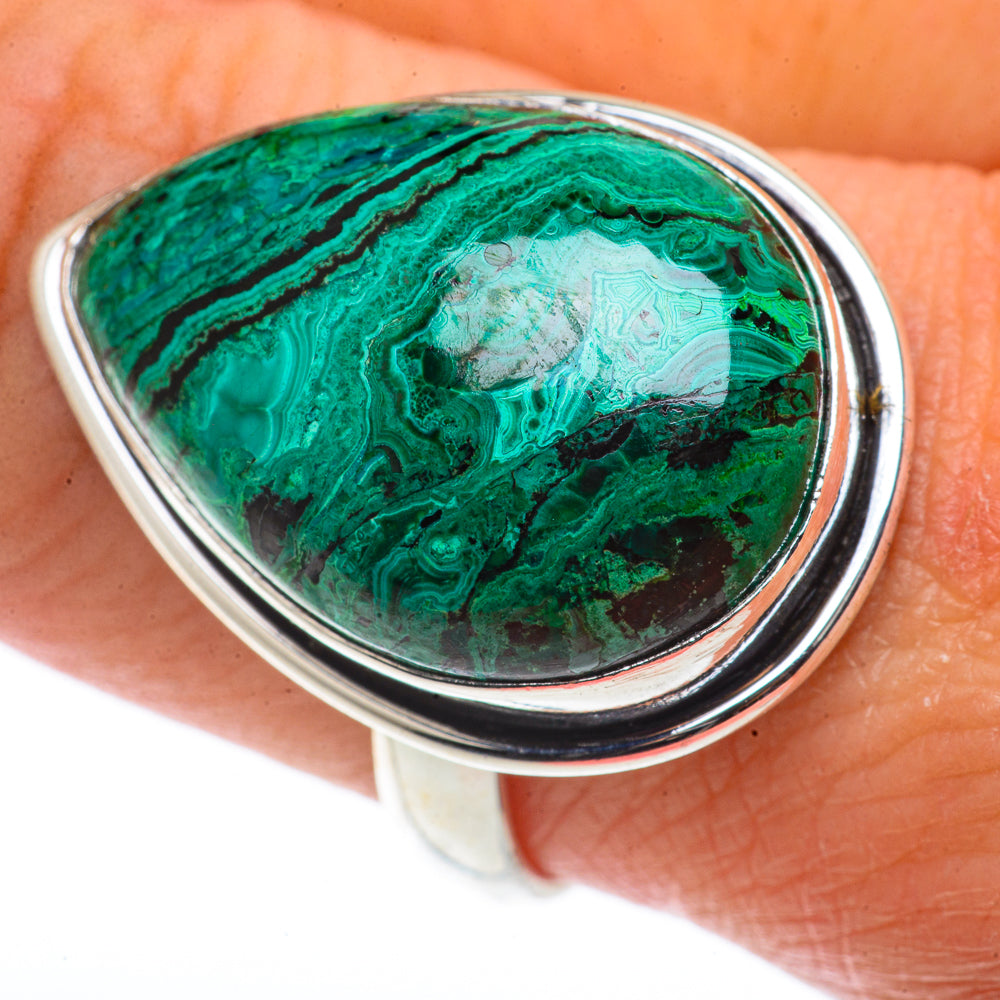 Chrysocolla Rings handcrafted by Ana Silver Co - RING66617