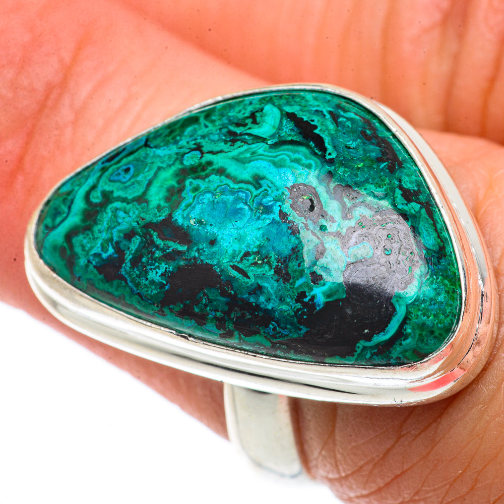 Chrysocolla Rings handcrafted by Ana Silver Co - RING66618