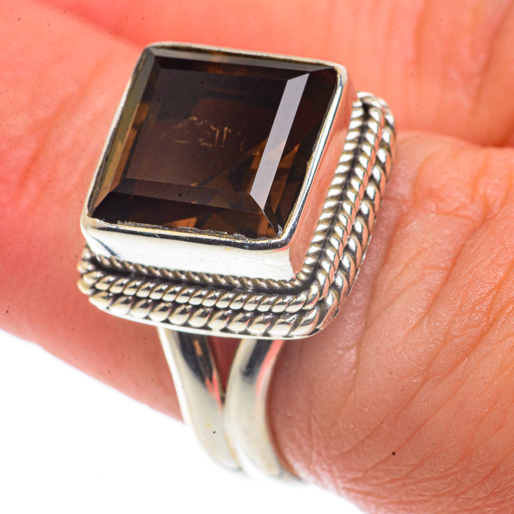 Smoky Quartz Rings handcrafted by Ana Silver Co - RING66619