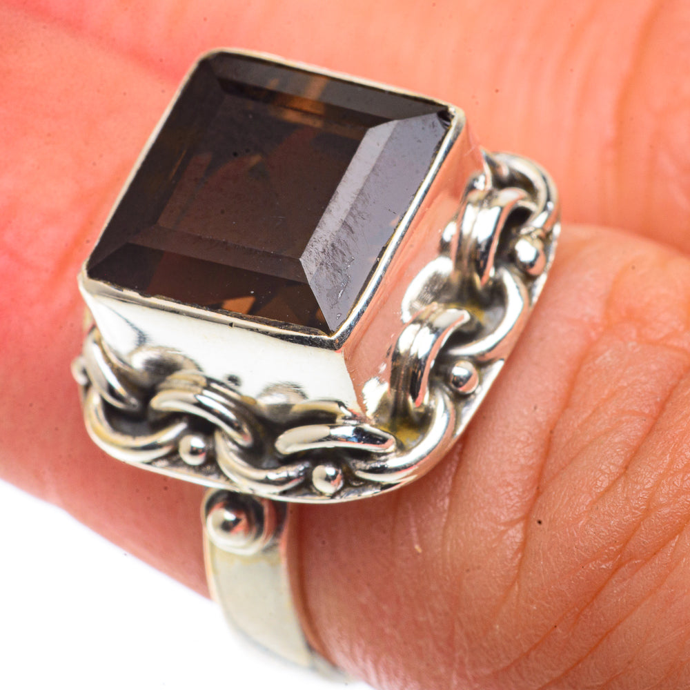 Smoky Quartz Rings handcrafted by Ana Silver Co - RING66620