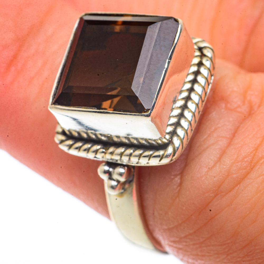 Smoky Quartz Rings handcrafted by Ana Silver Co - RING66621