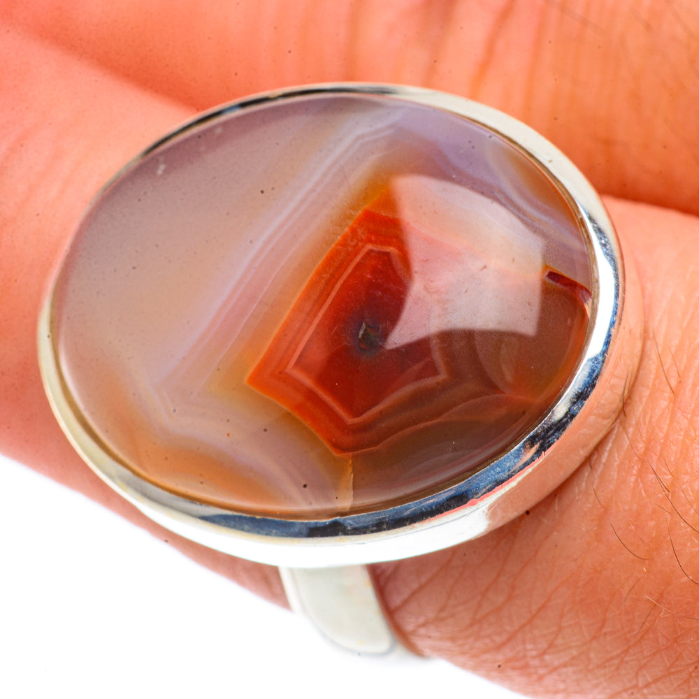 Botswana Agate Rings handcrafted by Ana Silver Co - RING66623