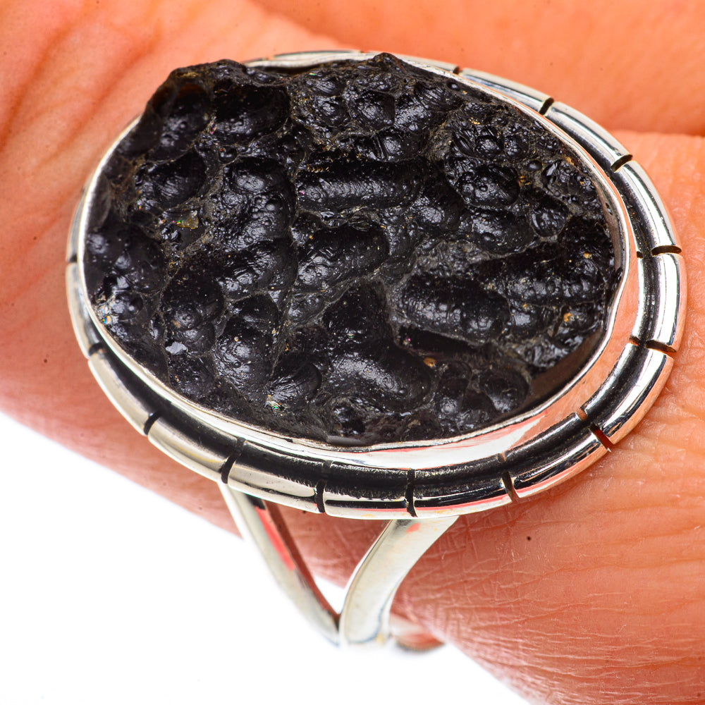 Tektite Rings handcrafted by Ana Silver Co - RING66628