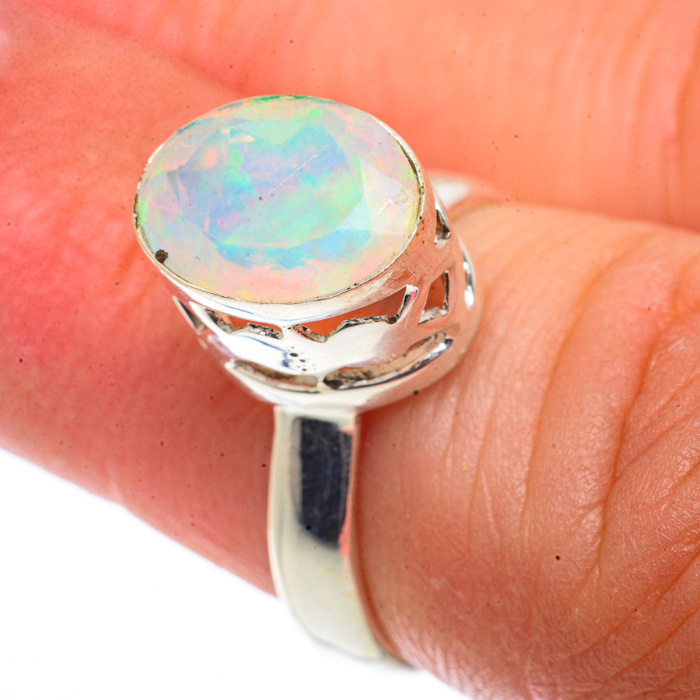 Ethiopian Opal Rings handcrafted by Ana Silver Co - RING66630