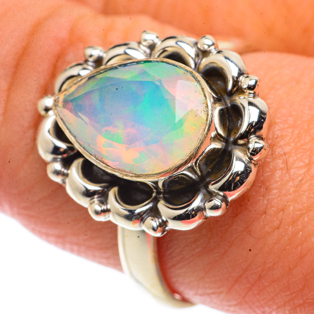 Ethiopian Opal Rings handcrafted by Ana Silver Co - RING66631