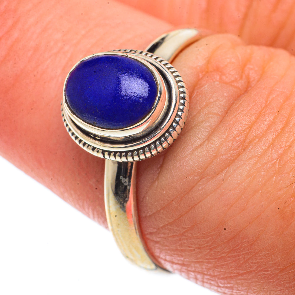 Lapis Lazuli Rings handcrafted by Ana Silver Co - RING66634