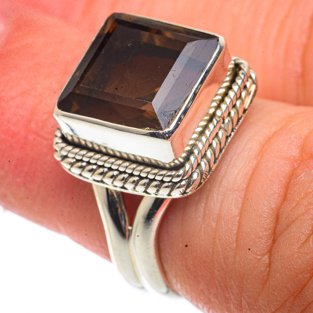 Smoky Quartz Rings handcrafted by Ana Silver Co - RING66636