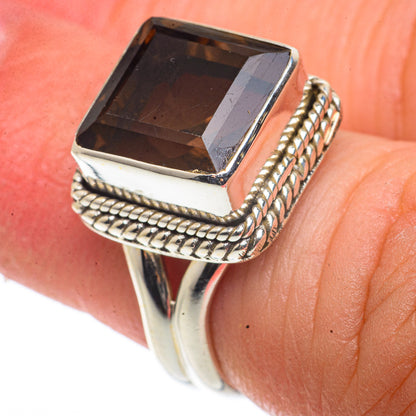 Smoky Quartz Rings handcrafted by Ana Silver Co - RING66636