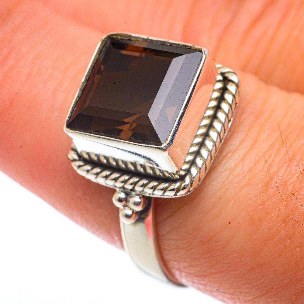 Smoky Quartz Rings handcrafted by Ana Silver Co - RING66637