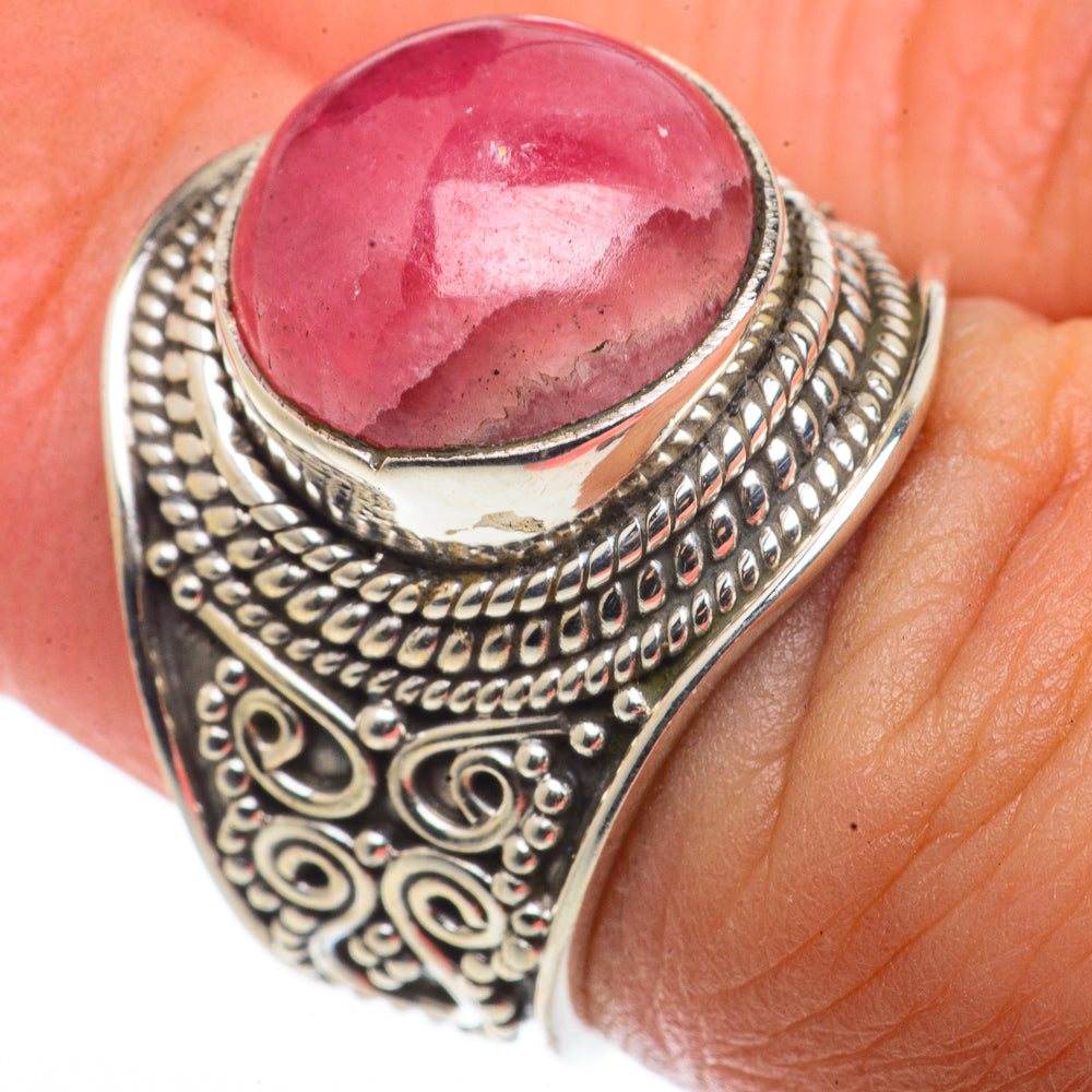 Rhodochrosite Rings handcrafted by Ana Silver Co - RING66640