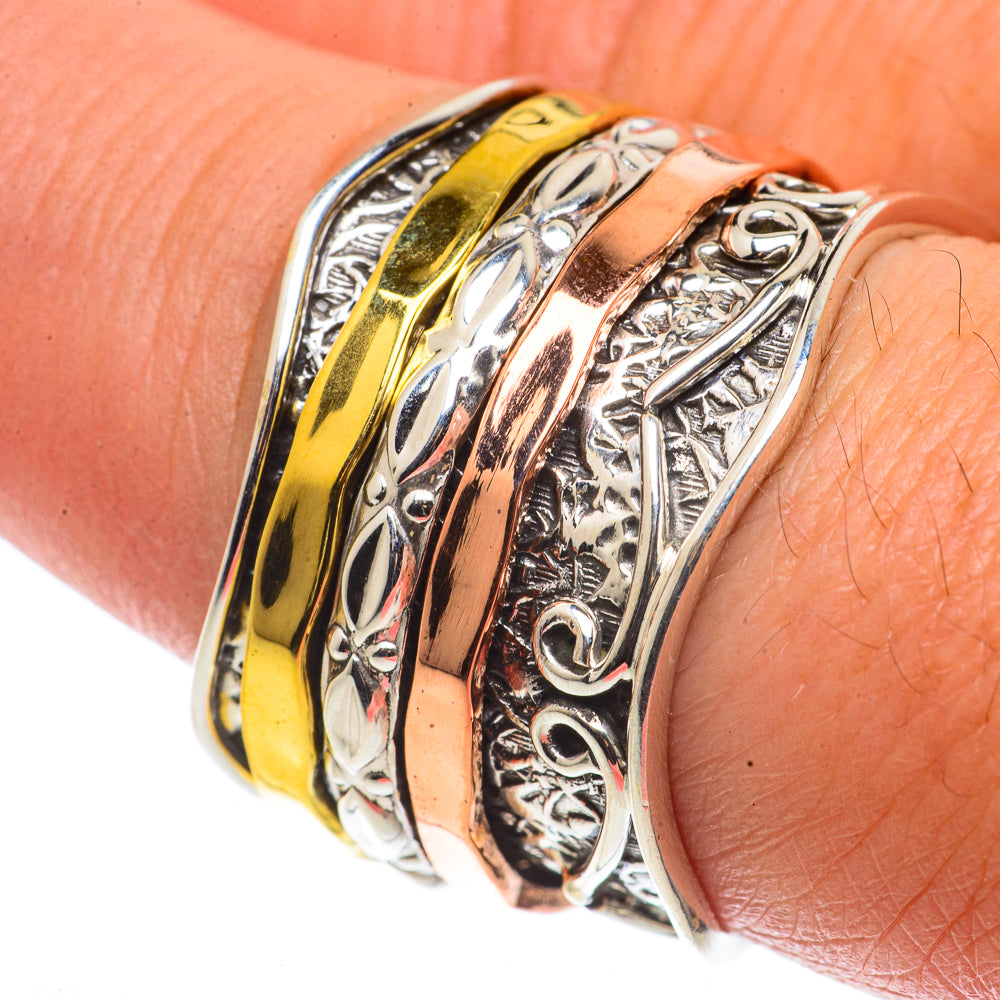 Meditation Spinner Rings handcrafted by Ana Silver Co - RING66644