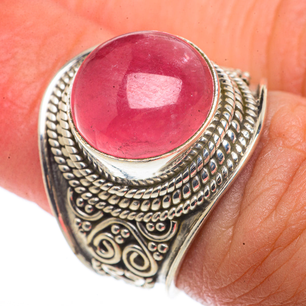 Rhodochrosite Rings handcrafted by Ana Silver Co - RING66653