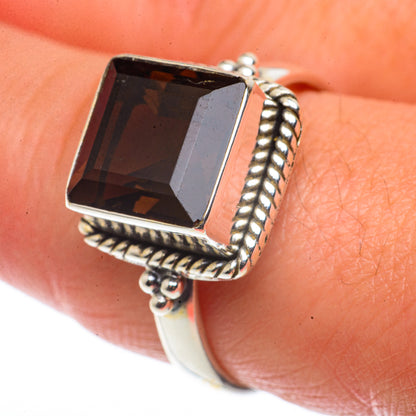 Smoky Quartz Rings handcrafted by Ana Silver Co - RING66662