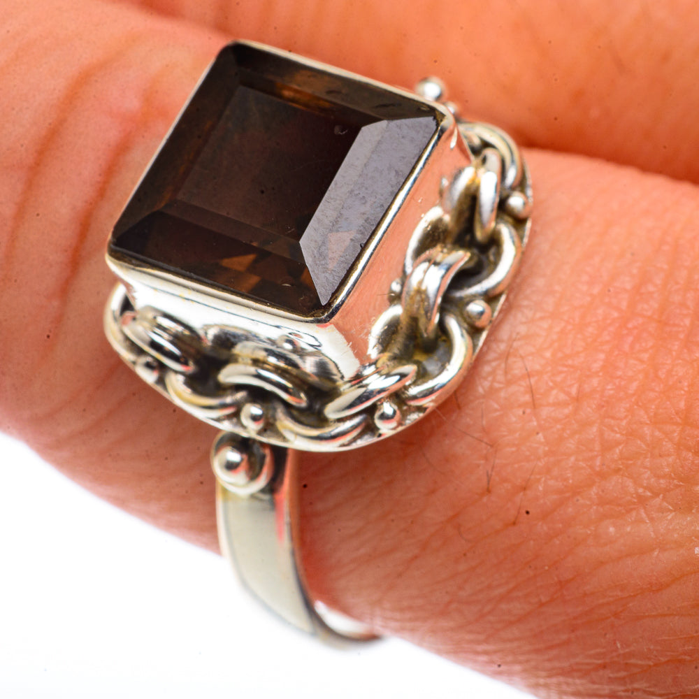 Smoky Quartz Rings handcrafted by Ana Silver Co - RING66664