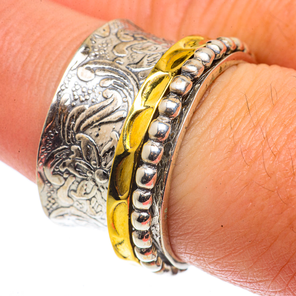 Meditation Spinner Rings handcrafted by Ana Silver Co - RING66666