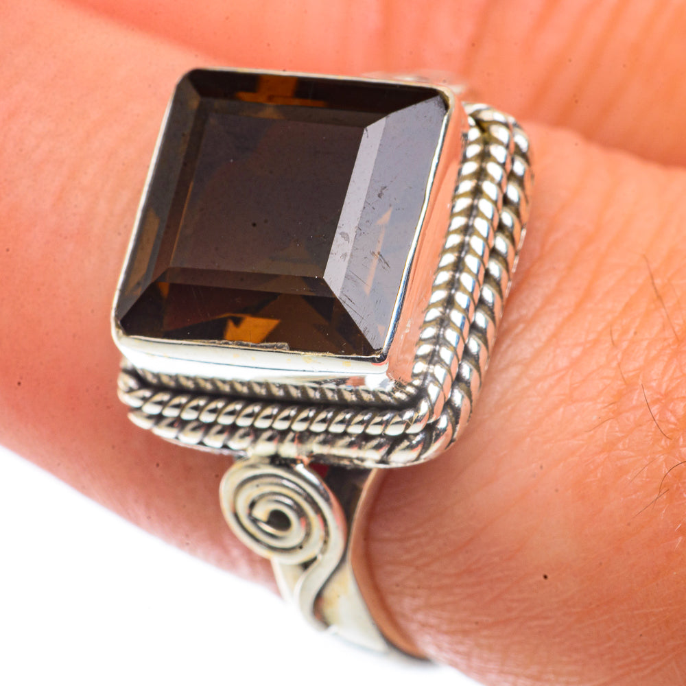 Smoky Quartz Rings handcrafted by Ana Silver Co - RING66672