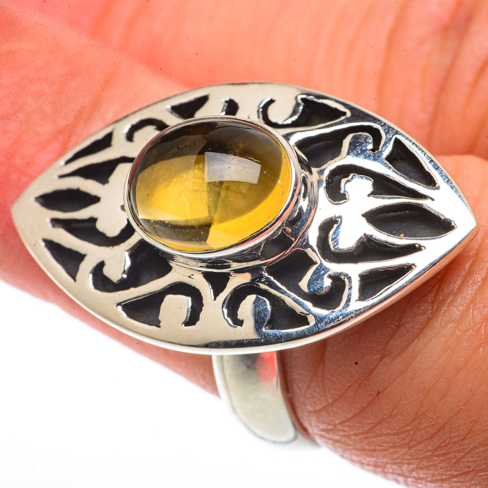 Citrine Rings handcrafted by Ana Silver Co - RING66673