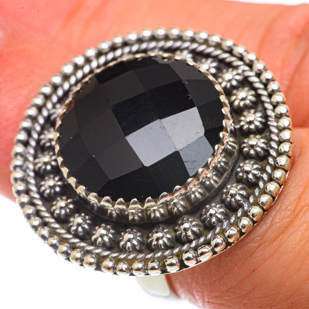 Black Onyx Rings handcrafted by Ana Silver Co - RING66681