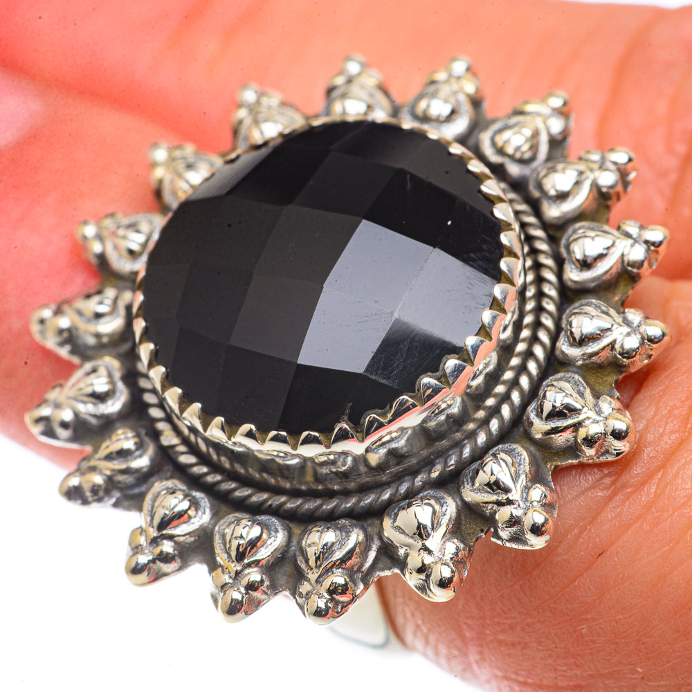 Black Onyx Rings handcrafted by Ana Silver Co - RING66684