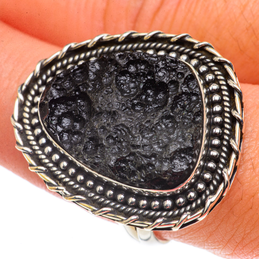 Tektite Rings handcrafted by Ana Silver Co - RING66685